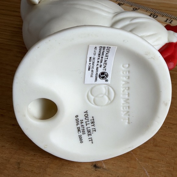 Department 56 Rooster Try It You'll Like It Figurine Bisque Porcelain Chicken - Picture 7 of 7